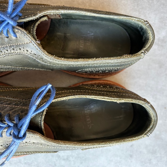 Allen Edmonds Ridgeway short-wing blucher, green cow leather, 8D - Picture 7 of 7